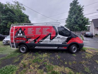 Vehicle wraps in Harrisburg PA with colorful vinyl graphics.