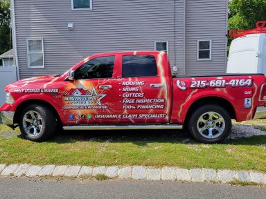 Vehicle wraps in Harrisburg PA with professional design.