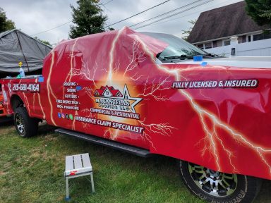 Eye-catching full vehicle wraps in Harrisburg PA for promotion.