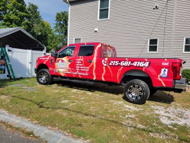 Partial vehicle wraps in Harrisburg PA on an SUV.