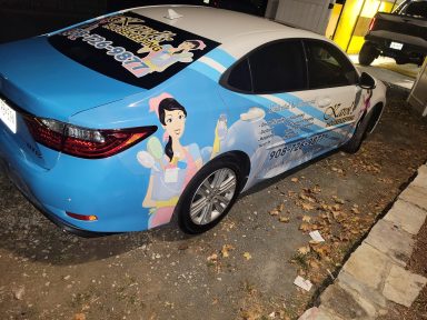 Vehicle wraps in Harrisburg PA transforming a delivery vehicle.