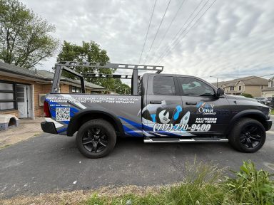 Custom vehicle wraps in Harrisburg PA on a delivery truck.